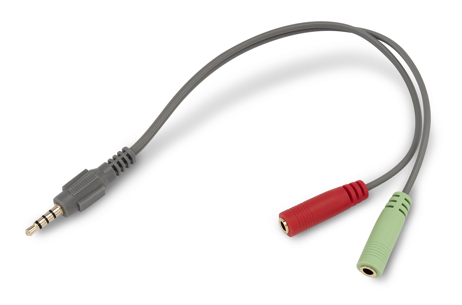 Наушники с микрофоном Оклик HS-L600 серый 1.8м мониторные оголовье (1532023)