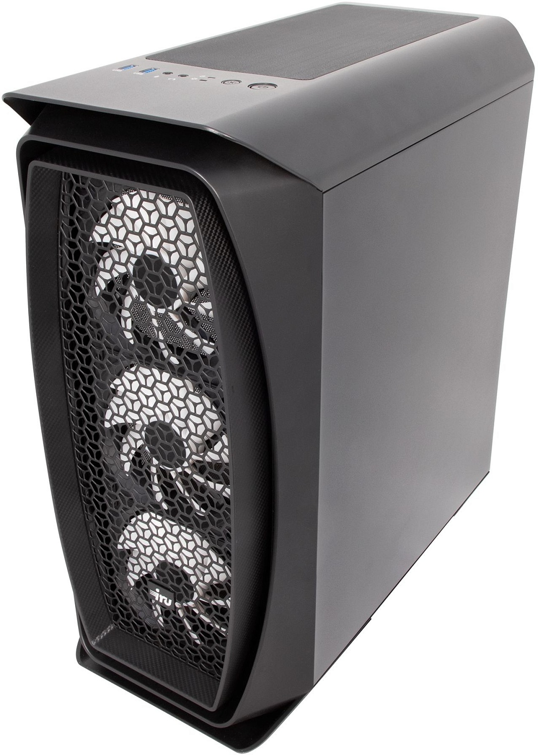 ПК IRU Game 520B5GMA MT Ryzen 5 5600X (3.7) 32Gb SSD1Tb RX 6700XT 12Gb Free DOS GbitEth 700W черный (1989339)