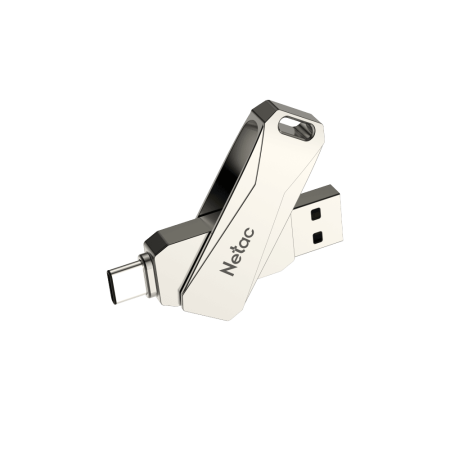 Флеш Диск Netac 128Gb U782C NT03U782C-128G-30PN USB3.0 серебристый Windows XP/7/8/10+; Mac OS X 10.5+; Linux 2.4.x+; Android 7.0 or above
