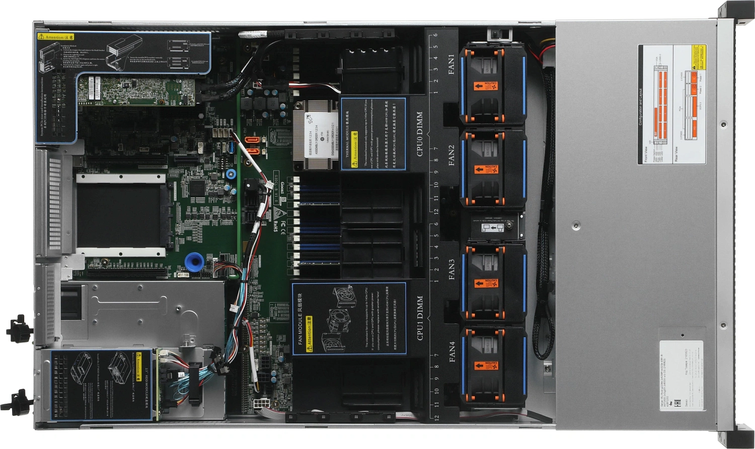 Сервер IRU Rock g2208d 2x6258R 4x32Gb 9361-8I 1x800W w/o OS (2165823)