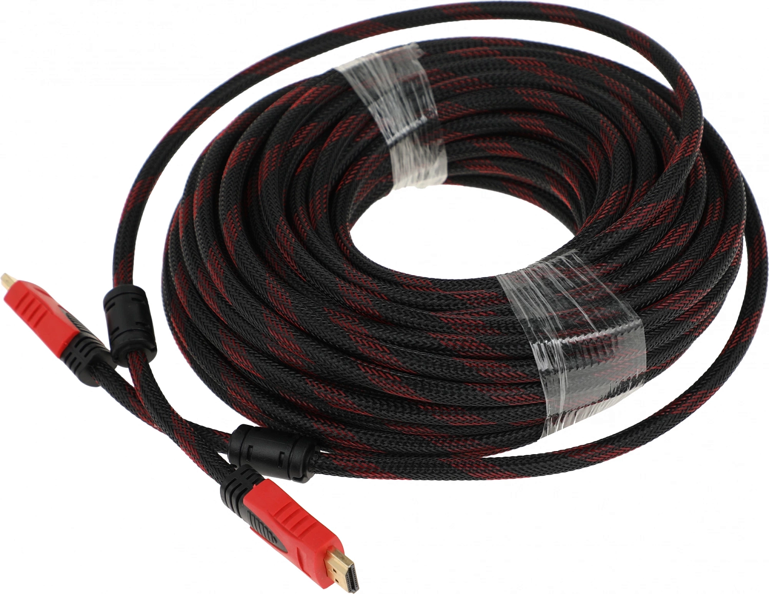 Кабель соединительный аудио-видео Premier 5-813R HDMI (m)/HDMI (m) 20м. феррит.кольца черный/красный (5-813R 20.0)