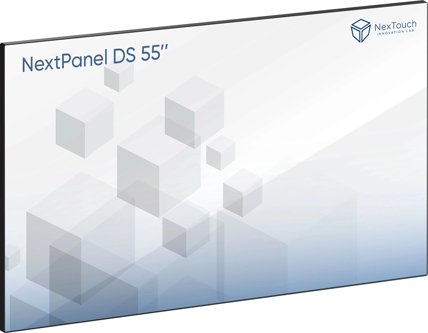 Панель NexTouch 55" NextPanel DS 55 черный LED 16:9 HDMI M/M матовая 5000:1 500cd 178гр/178гр 3840x2160 SPDIF USB 13.5кг (RUS)