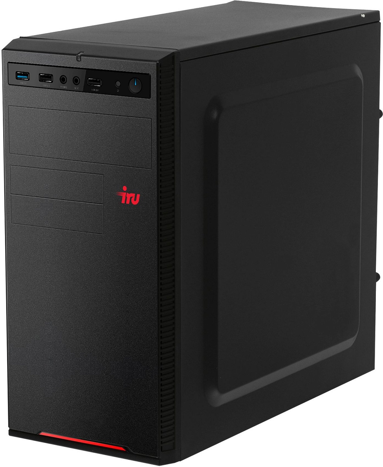 ПК IRU Office 310H5SE MT i5 10400 (2.9) 16Gb SSD1Tb UHDG 630 Free DOS GbitEth 400W черный (1989858)