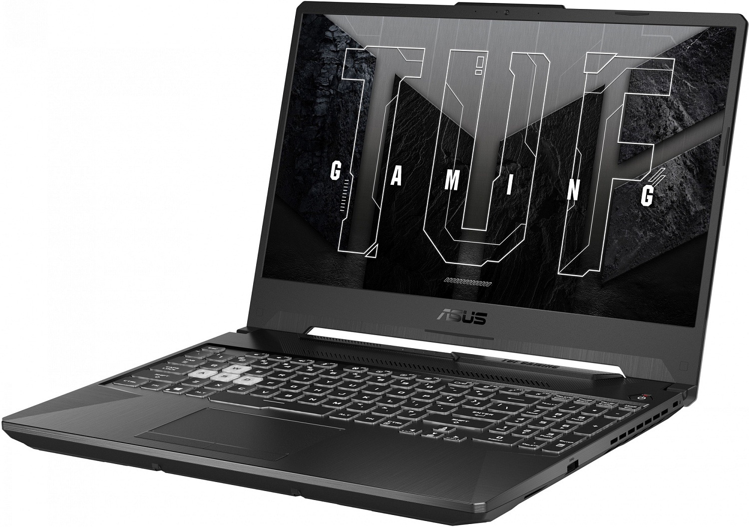 Ноутбук Asus TUF Gaming F15 FX506HE-HN376 Core i7 11800H 16Gb SSD512Gb NVIDIA GeForce RTX 3050 Ti 4Gb 15.6" IPS FHD (1920x1080) noOS black WiFi BT Cam (90NR0704-M00J60)