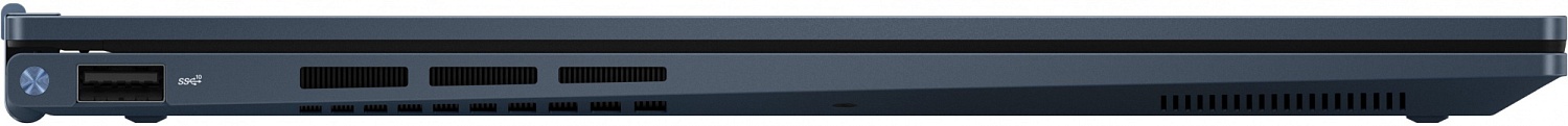 Ноутбук Asus Zenbook 14 Flip OLED UP3404VA-KN184W Core i7 1360P 16Gb SSD1Tb Intel Iris Xe graphics 14" OLED Touch 2.8K (2880x1800) Windows 11 Home blue WiFi BT Cam Bag (90NB10E2-M008S0)