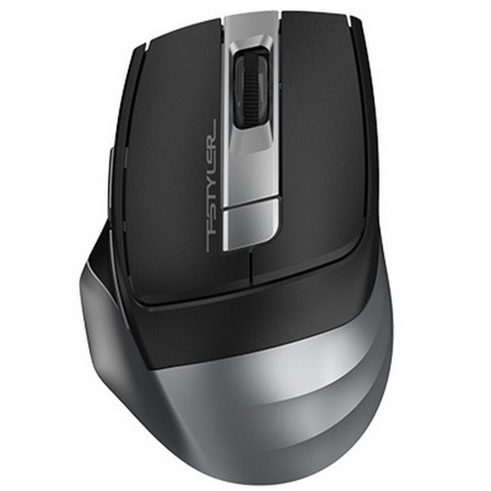 Мышь A4Tech Fstyler FG35 серый/черный оптическая (2000dpi) беспроводная USB (6but) FG35 GREY