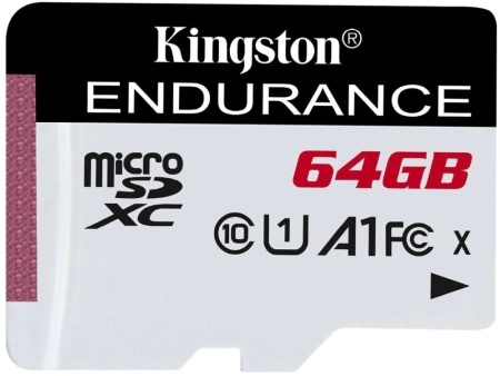 Флеш карта microSDXC Kingston 64GB SDCE/64GB High Endurance w/o adapter