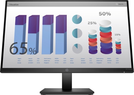 Монитор HP 23.8" P24q G4 черный IPS LED 5ms 16:9 HDMI HAS Piv 250cd 178гр/178гр 2560x1440 60Hz VGA 2K 5.59кг