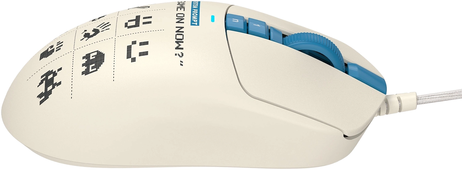 Мышь A4Tech Bloody W72 Ultra Pixels Blue рисунок/бежевый/голубой оптическая (20000dpi) USB Мышь A4Tech Bloody W72 Ultra Pixels Blue рисунок/бежевый/голубой оптическая (20000dpi) USB
