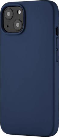 CS100DB61TH-I21M Touch Mag Case, чехол защитный силиконовый для iPhone 13 софт-тач,тёмно-синий