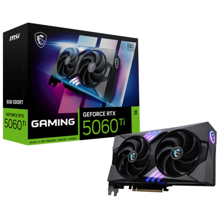 Видеокарта MSI RTX5060Ti GAMING OC 8GB GDDR7 128bit 3xDP HDMI 2FAN RTL