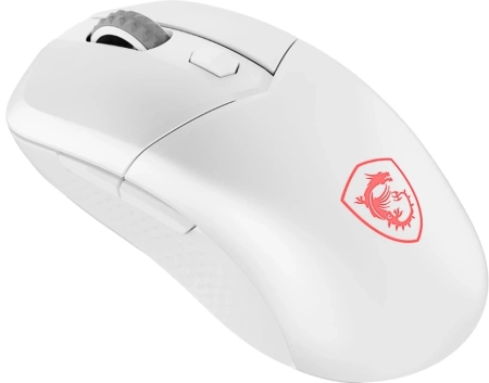 мышь беспроводная Mouse MSI VERSA 300, Wireless, 60g, DPI 8000, Symmetrical design, white