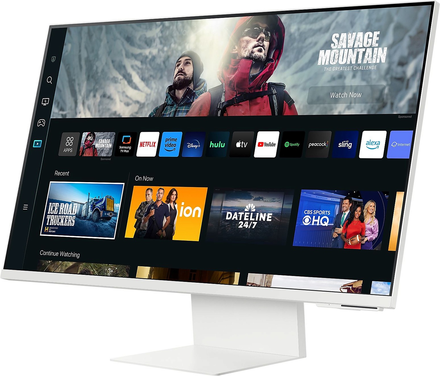 Монитор Samsung 32" Smart monitor M8 S32CM801UI VA 3840x2160 4ms 400cd 3000:1 178/178 HDMI USB-C USB-hub MM Camera SmartTizen 60Hz HDR10+ sRGB 99% HAS Pivot WiFi5 Bluetooth5.2 VESA White