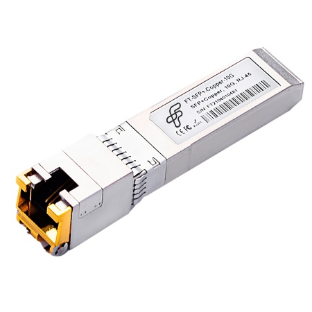 FT-SFP+-Copper-10G Трансивер 10G, SFP+, RJ45/CU, 100m, (прошивка Mellanox) OEM, Fibertrade