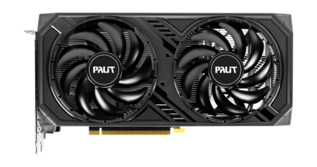 Видеокарта Palit PCI-E 4.0 RTX4060 DUAL OC NVIDIA GeForce RTX 4060 8192Mb 128 GDDR6 1830/17000 HDMIx1 DPx3 HDCP Ret