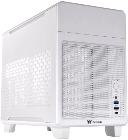 Корпус Thermaltake TR100 белый без БП miniITX 8x140mm 2x200mm 2xUSB3.0 audio bott PSU