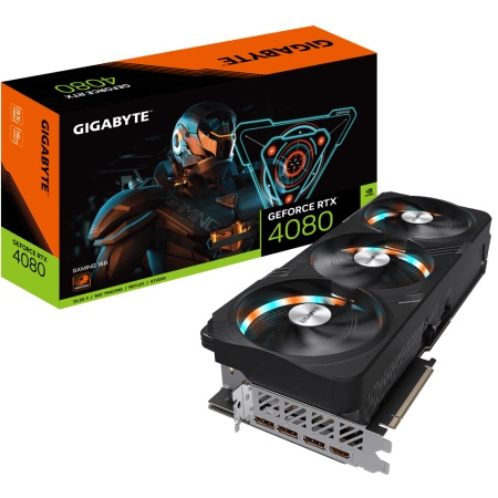 Видеокарта GIGABYTE RTX4080 GAMING 16GB//RTX4080, HDMI, DP*3, 16G,D6X