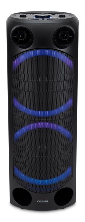 Минисистема Digma D-MC1720 черный 80Вт FM USB BT micro SD