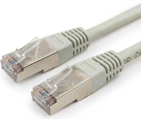 Патч-корд Premier PP6-5M 10000Гбит/с FTP 4 пары cat6 CCA molded 5м серый RJ-45 (m)-RJ-45 (m)