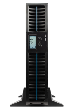 Источник бесперебойного питания SMARTWATT ИБП Онлайн, мощность 3000/2700 ВА/Вт, стоечный/напольный, LCD дисплей, управляемые розетки, Shuko CEE7/4 - 2 шт. , IEC13 - 3 шт. (потертости на подставке)
