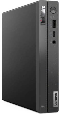 Неттоп Lenovo ThinkCentre Neo 50q Gen 4 i3 1215U (1.2) 16Gb SSD256Gb UHDG без ОС GbitEth WiFi BT 65W мышь клавиатура черный (12LN0028RU/16)