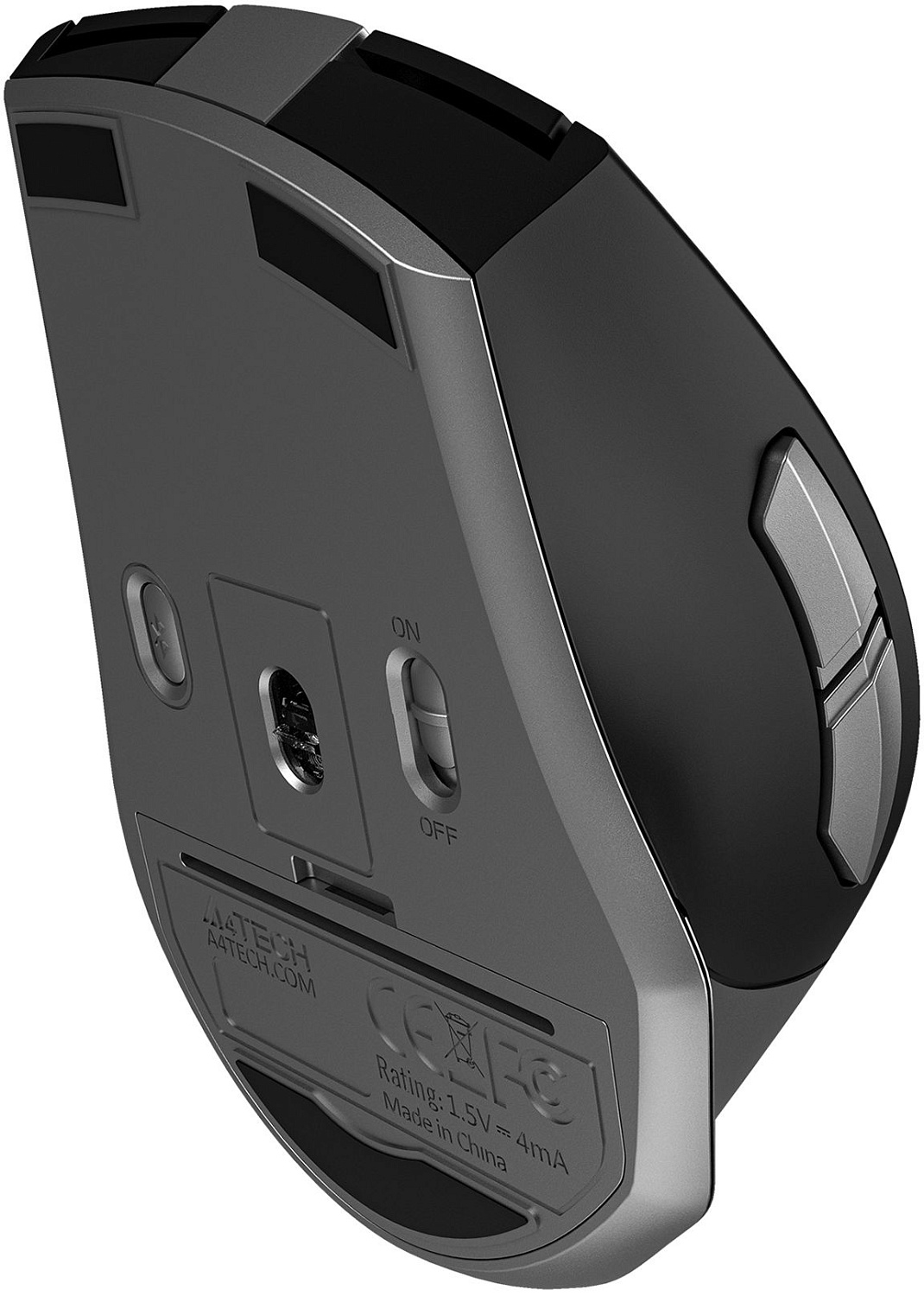 Мышь A4Tech Fstyler FB35S серый/черный оптическая (2000dpi) беспроводная BT/Radio USB для ноутбука (5but) Мышь A4Tech Fstyler FB35S серый/черный оптическая (2000dpi) беспроводная BT/Radio USB для ноутбука (5but)