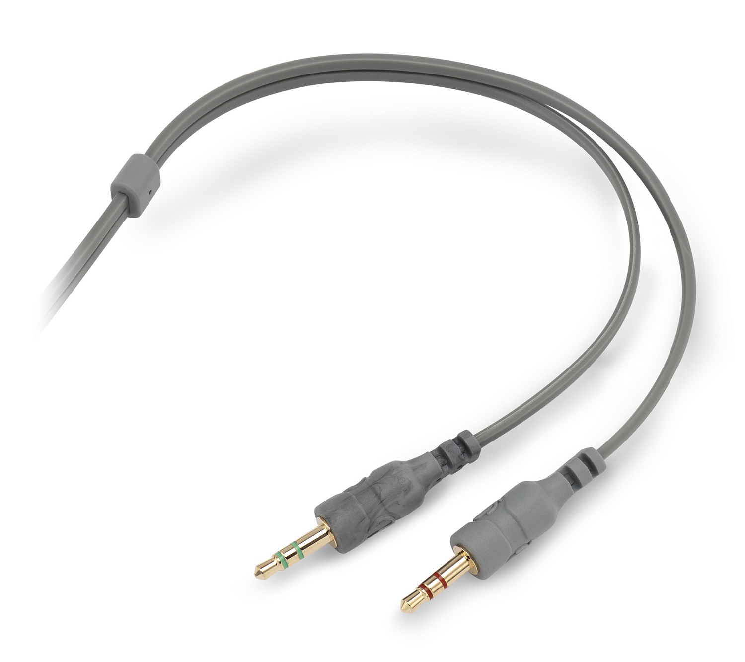 Наушники с микрофоном Оклик HS-L600 серый 1.8м мониторные оголовье (1532023)