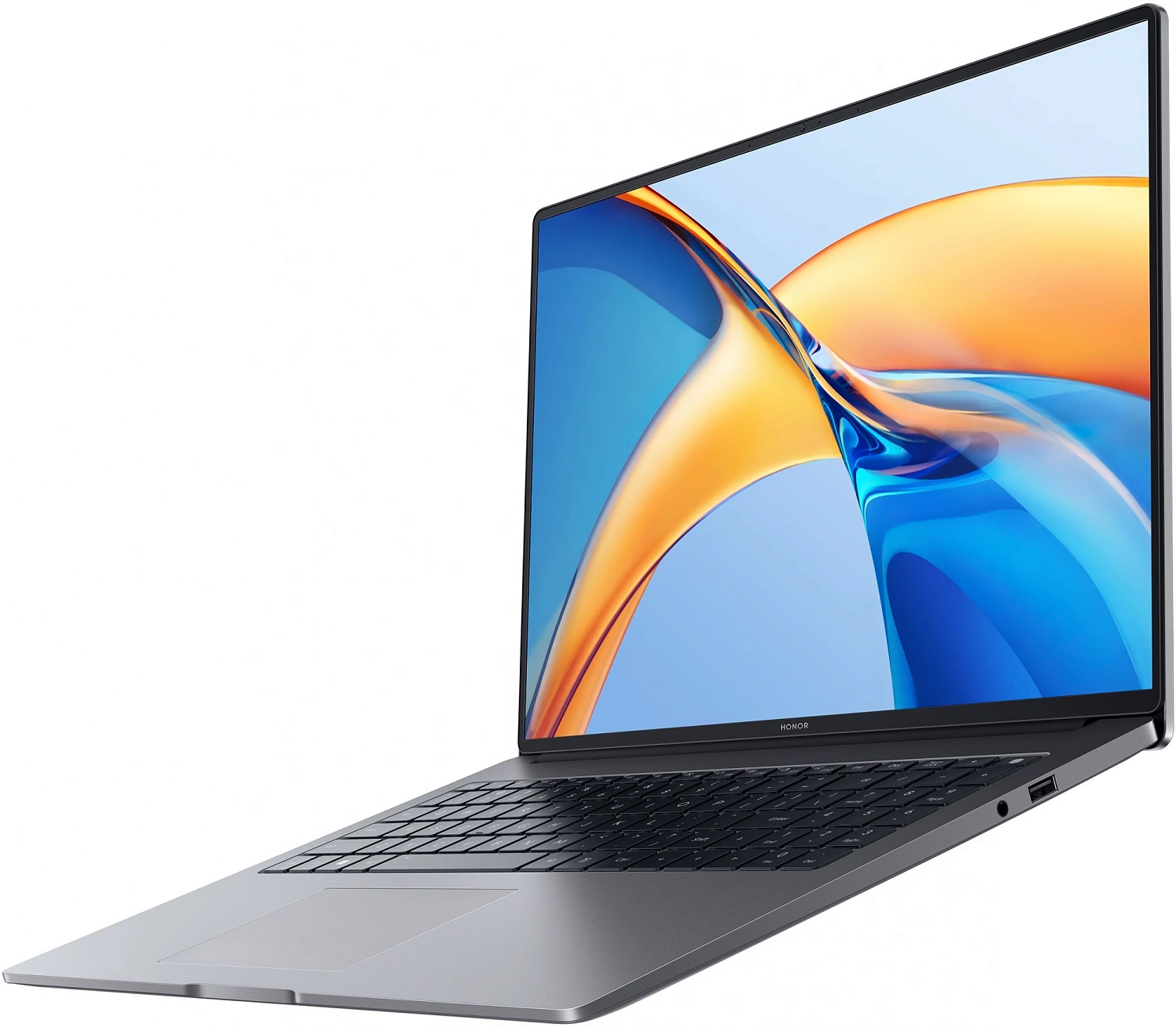 Ноутбук HONOR MagicBook X16 Ryzen 5 7640HS/16Gb/SSD512Gb/16"/IPS/WQXGA/NoOS/grey (5301AJYD)