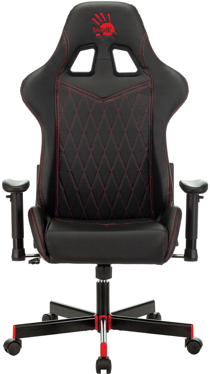 Кресло игровое A4Tech Bloody GC-800 черный ромбик эко.кожа крестов. металл Кресло игровое A4Tech Bloody GC-800 черный ромбик эко.кожа крестов. металл