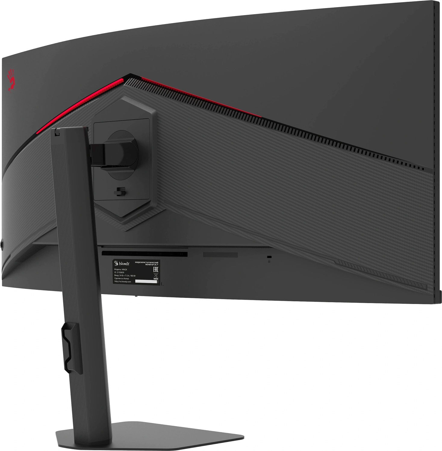 Монитор Bloody 39.7" MN2X Mini-LED черный VA LED 1ms 21:9 (Ultrawide) HDMI M/M матовая HAS Piv 400cd 178гр/178гр 5120x2160 180Hz G-Sync FreeSync DP 5K USB 11.1кг