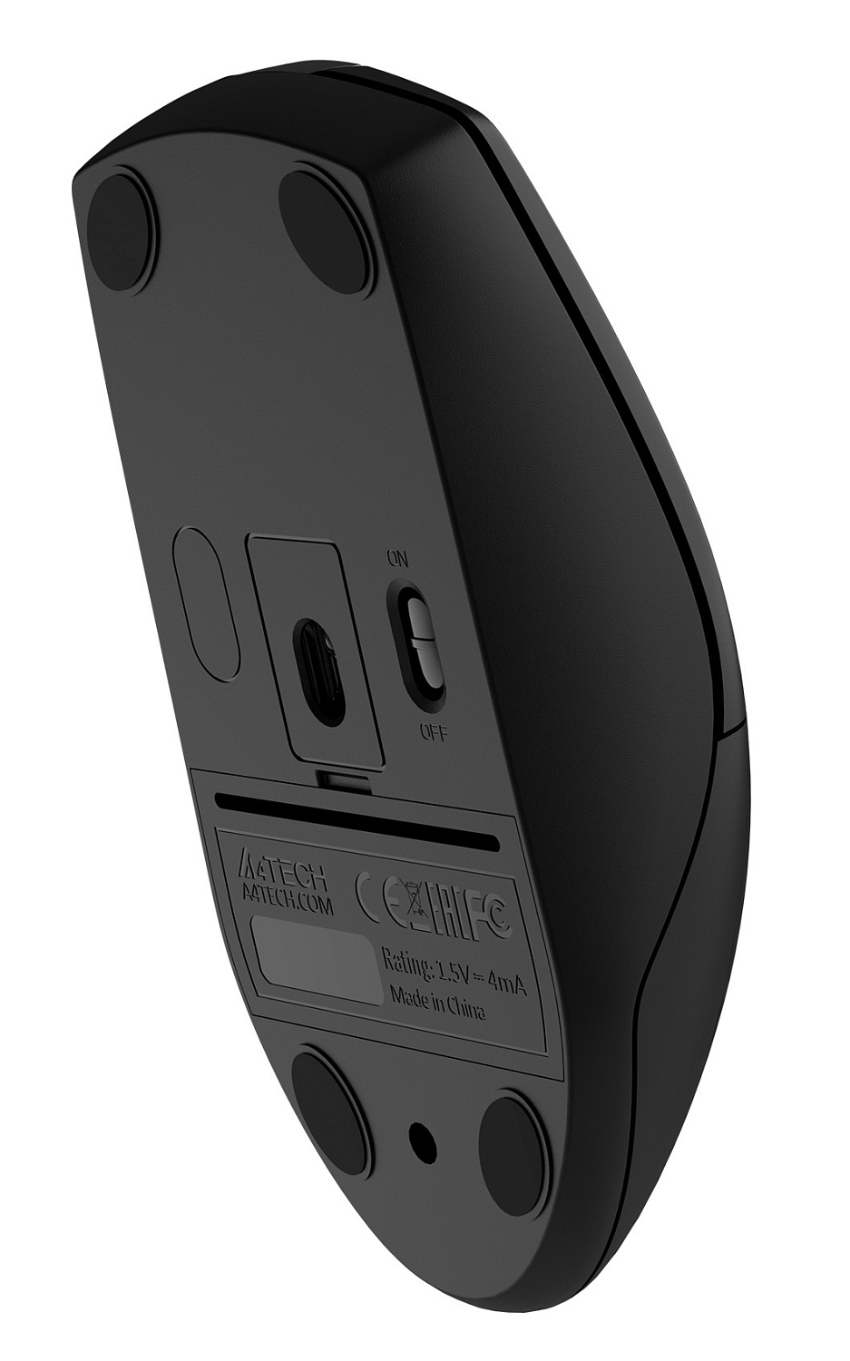 Мышь A4Tech G3-330NS черный оптическая (1200dpi) silent беспроводная USB (3but) Мышь A4Tech G3-330NS черный оптическая (1200dpi) silent беспроводная USB (3but)
