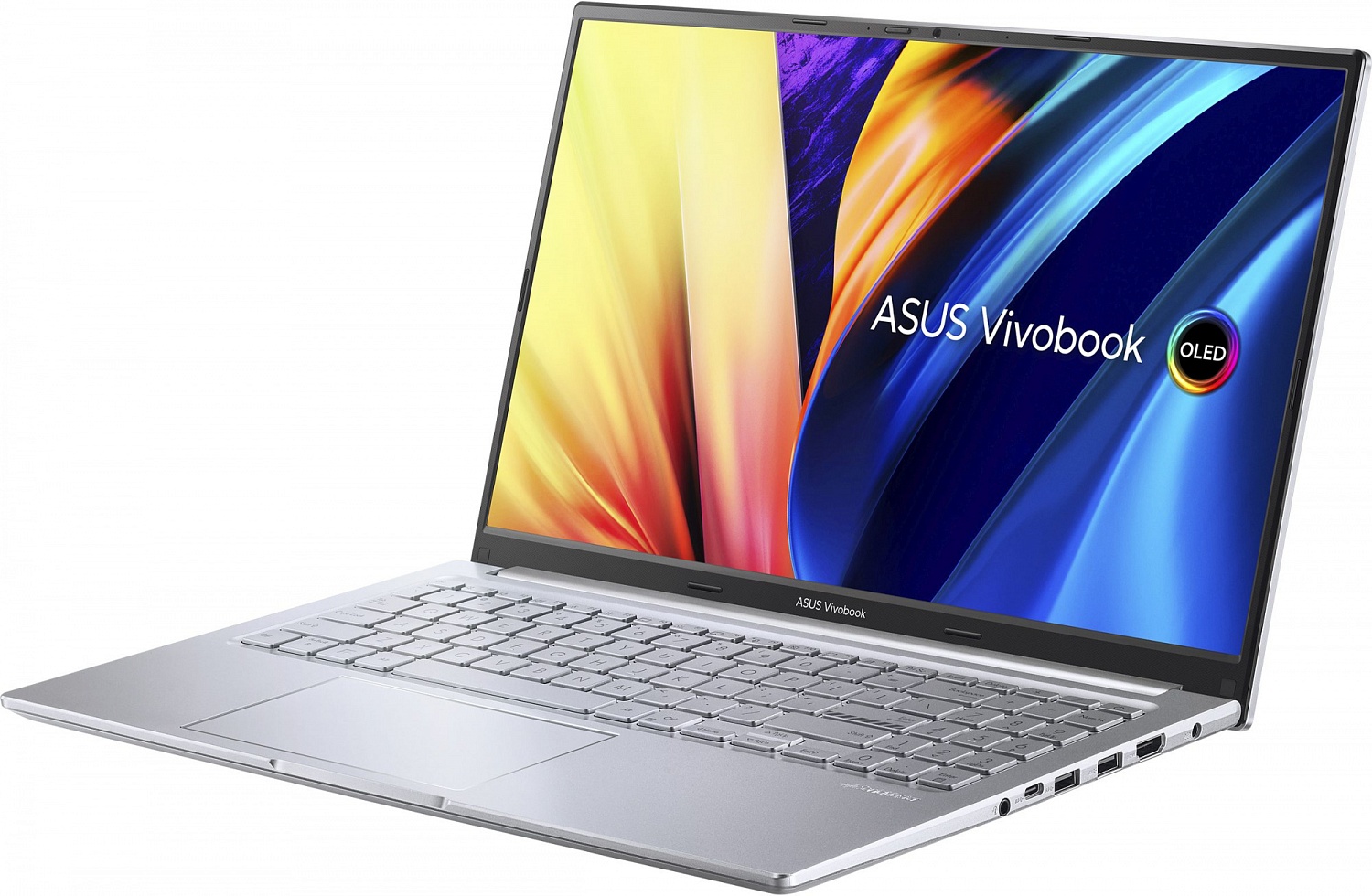 Ноутбук Asus VivoBook 16 X1505ZA-MA361 Core i5 12500H 16Gb SSD512Gb Intel Iris Xe graphics 15.6" OLED 2.8K (2880x1620) noOS silver WiFi BT Cam (90NB0ZB2-M00HT0)