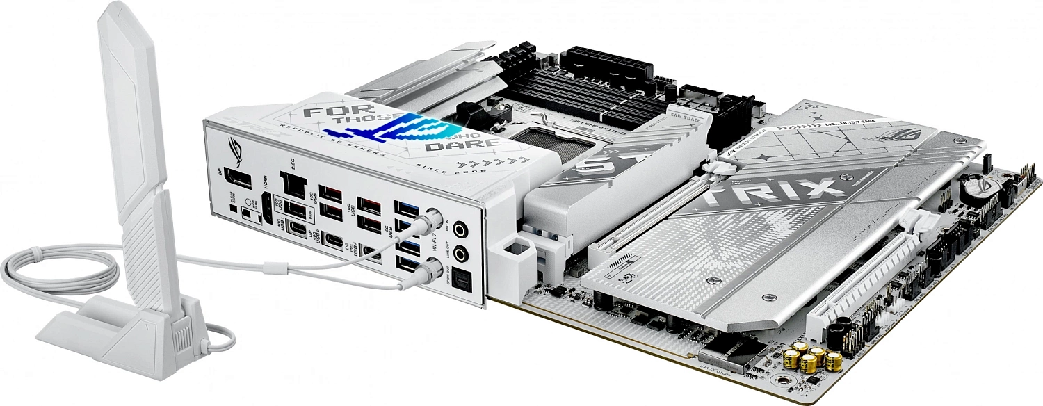 Материнская плата ASUS ROG STRIX X870-A GAMING WIFI, AM5, X870, 4*DDR5, 2*SATA, 4*M.2, 9*USB 3.2, 2*USB4, Type-C, 3*PCIx16, DP+HDMI, ATX; 90MB1IF0-M0EAY0