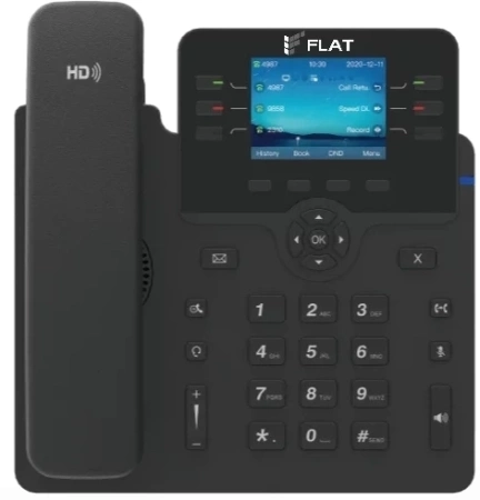 Телефон IP Флат Flat-Phone-B6    черный