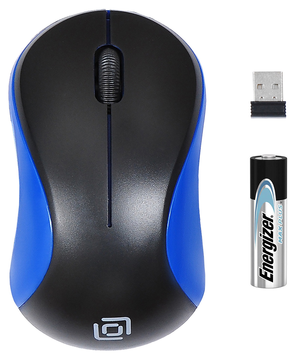 Мышь Оклик 605SW черный/синий оптическая (1200dpi) беспроводная USB для ноутбука (3but) Мышь Оклик 605SW черный/синий оптическая (1200dpi) беспроводная USB для ноутбука (3but)