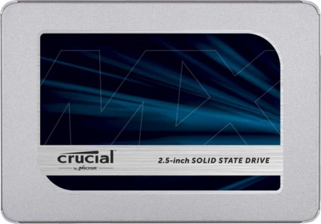 Твердотельный накопитель Crucial SSD Disk MX500 1000GB ( 1Tb ) SATA 2.5” 7mm (with 9.5mm adapter) (560 MB/s Read 510 MB/s Write), 1 year, OEM