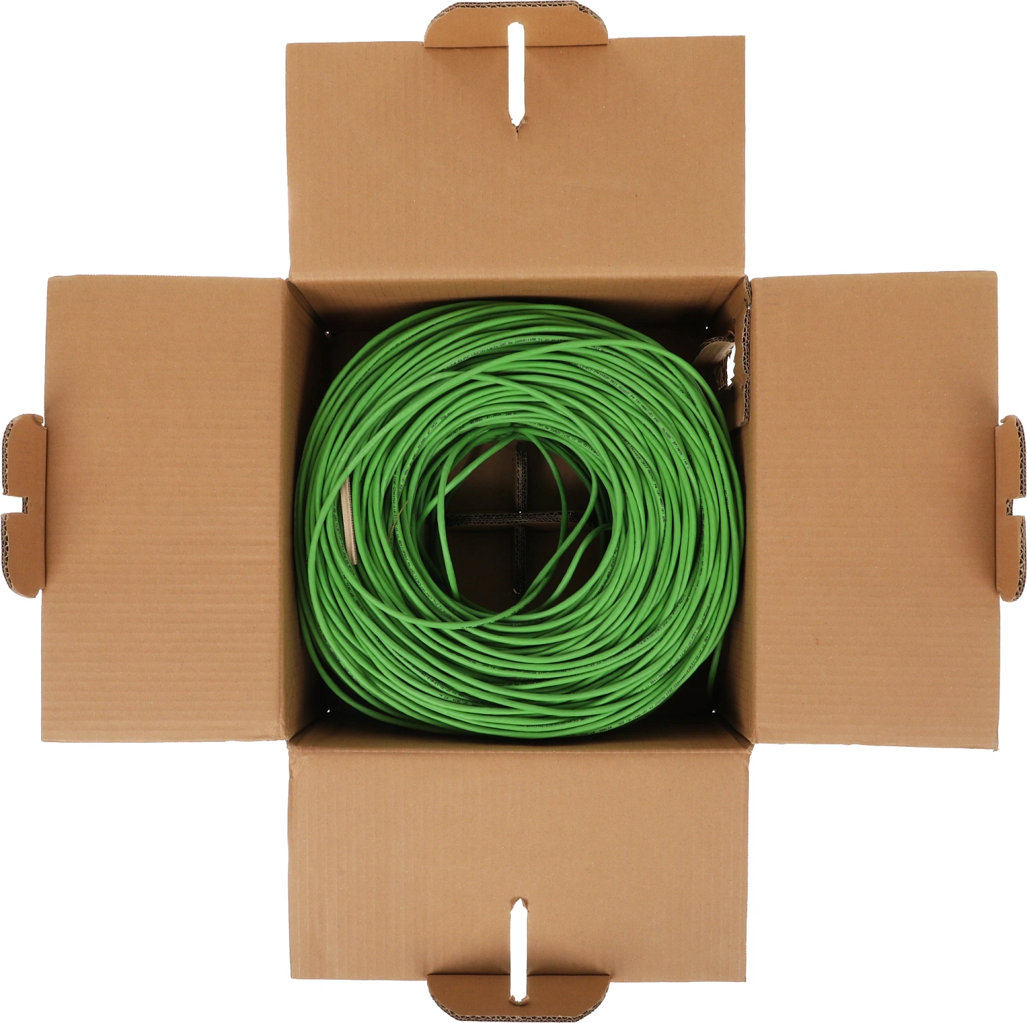 Кабель информационный Rexant 01-0061-R кат.5E U/UTP 4 пары 24AWG нг(А)-LSLTx внутренний 305м зеленый