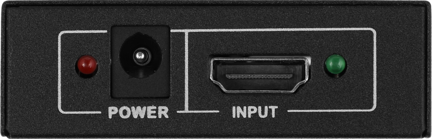 Сплиттер аудио-видео Premier 5-872-2 HDMI (f)/2хHDMI (f) черный