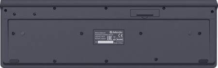 Беспроводная клавиатура Defender 45535 UltraMate SM-535 RU,черный,мультимедиа