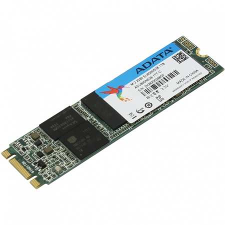 M.2 2280 512GB ADATA Ultimate SU800 Client SSD (ASU800NS38-512GT-C) SATA 6Gb/s, 560/520, IOPS 85/85K, MTBF 2M, 3D V-NAND TLC, 512MB, 400TBW, Retail (969575)