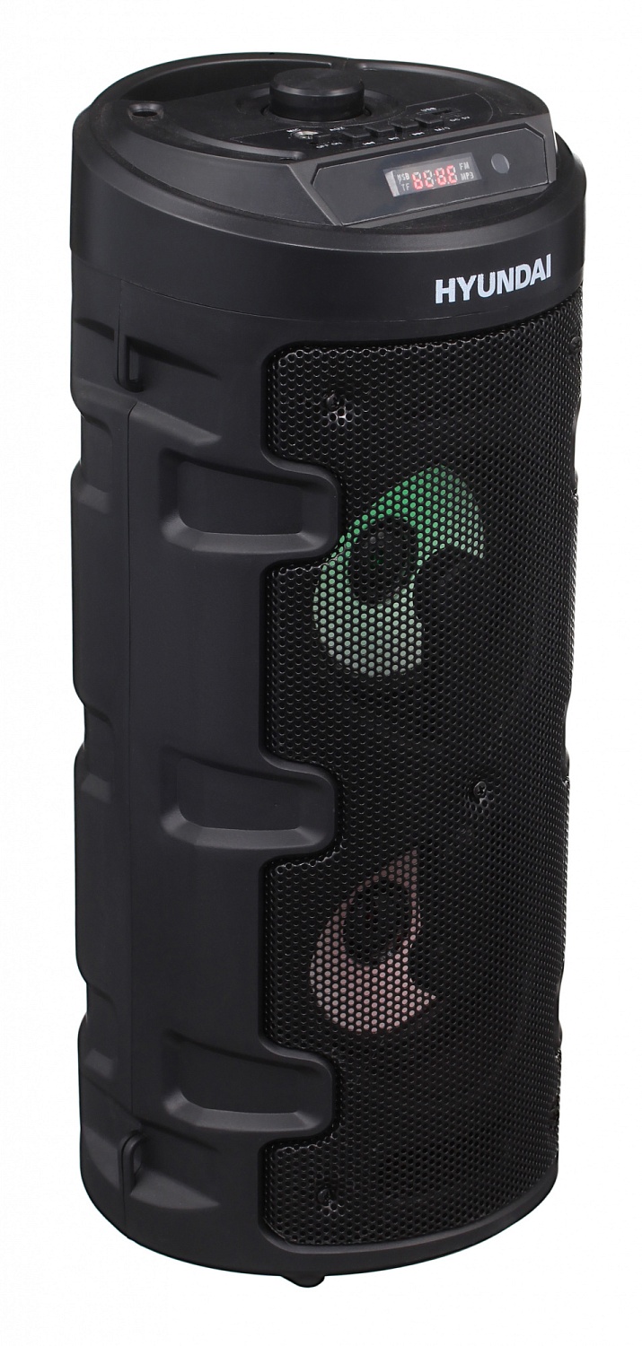 Минисистема Hyundai H-MC160 черный 50Вт FM USB BT SD/MMC