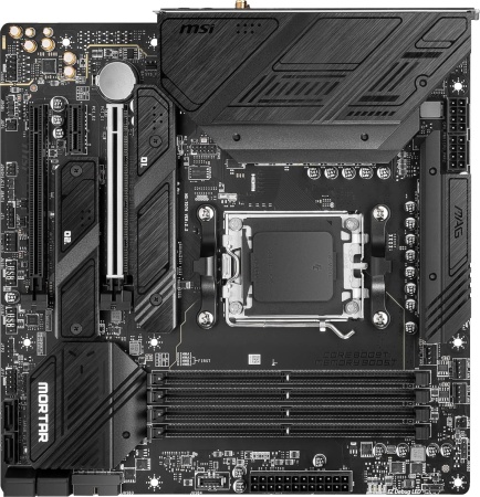 MAG B650M MORTAR WIFI, AM5,4DDR5,2PCI - Ex16,1PCI -Ex1,2M.2,6SATA3,1USB3.2 Gen2x2(C),4US (010207)