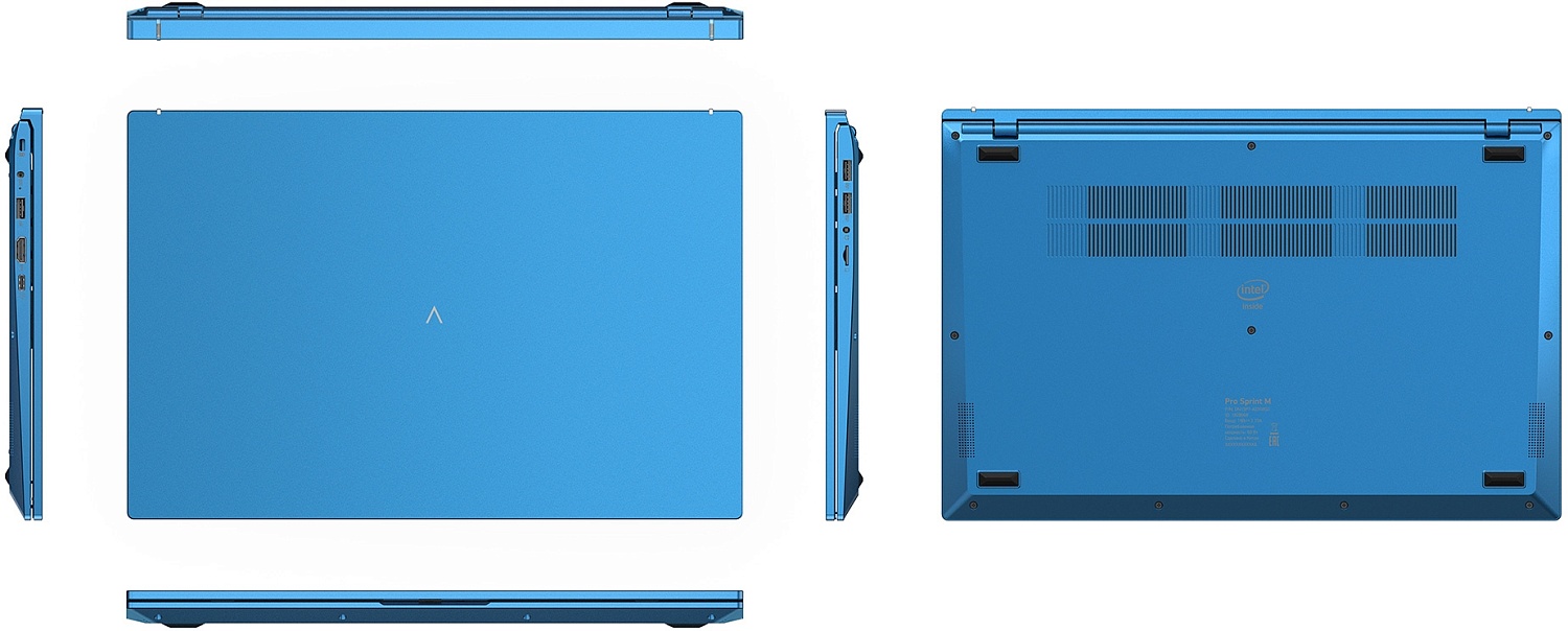 Ноутбук Digma Pro Sprint M Core i7 1165G7 16Gb SSD512Gb Intel Iris Xe graphics 15.6" IPS FHD (1920x1080) Windows 11 Professional blue WiFi BT Cam 4500mAh (DN15P7-ADXW03)