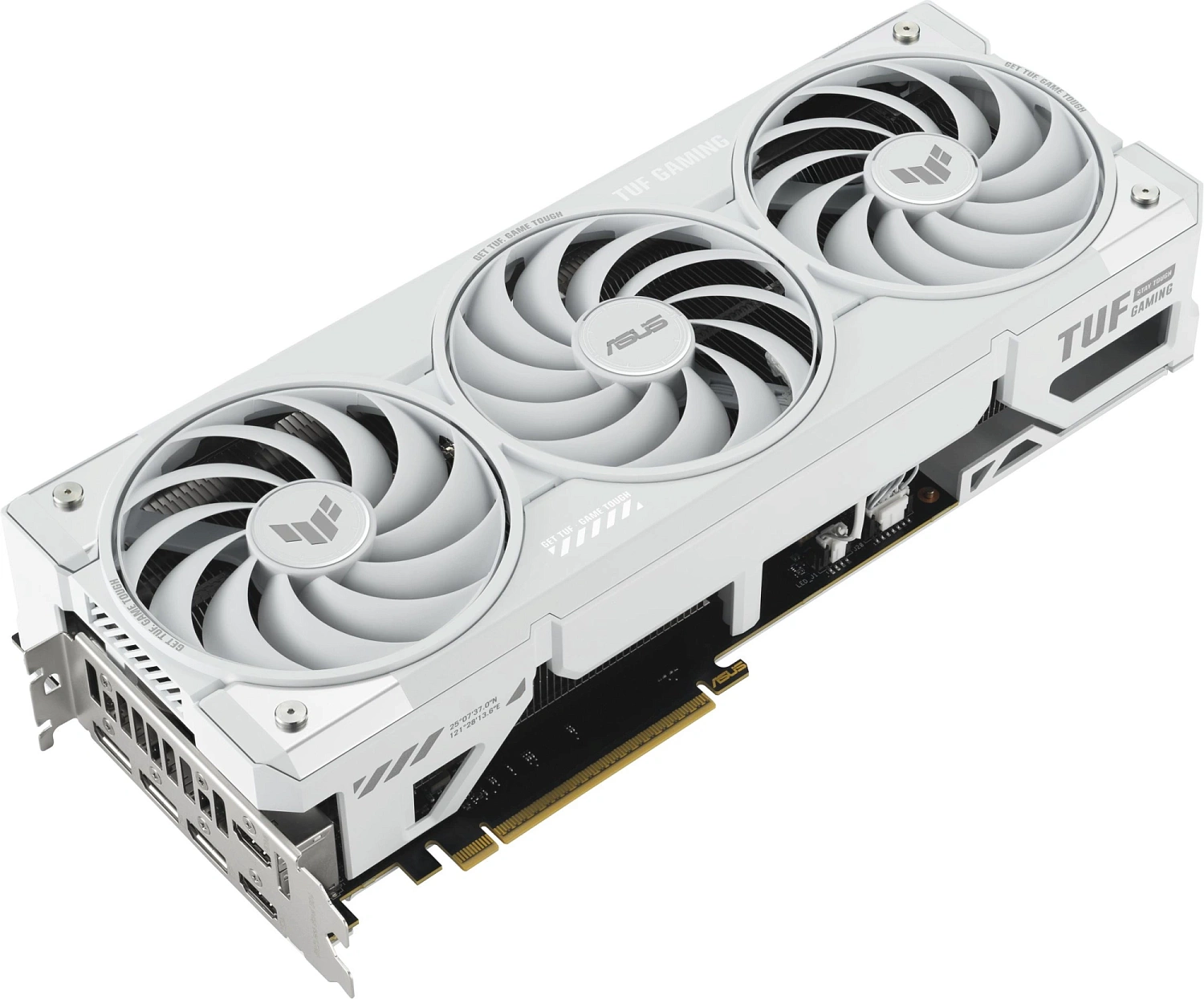 Видеокарта Asus PCI-E 5.0 TUF-RTX5070TI-O16G-WHITE-GAMING NVIDIA GeForce RTX 5070TI 16Gb 256bit GDDR7 2588/28000 HDMIx2 DPx3 HDCP Ret