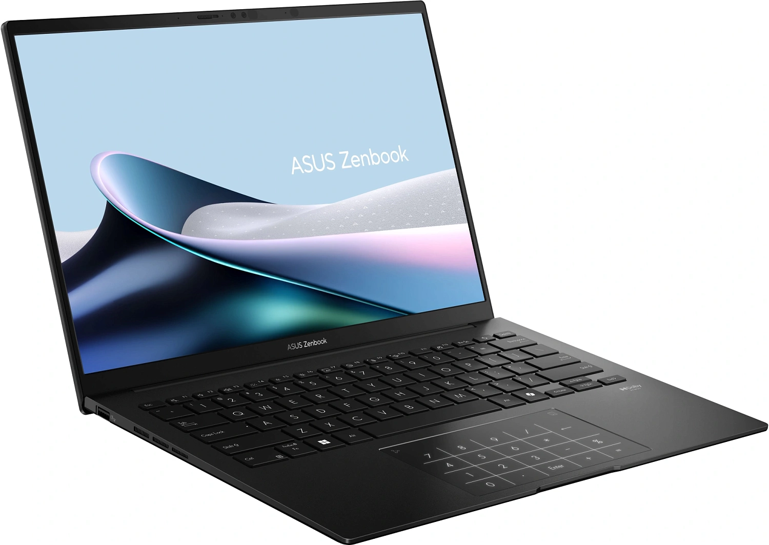 Ноутбук Asus Zenbook 14 UM3406GA-QD009 Ryzen AI 7 445 32Gb SSD1Tb AMD Radeon Graphics 14" OLED WUXGA (1920x1200) без ОС black WiFi BT Cam Bag (90NB17R1-M00650)