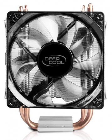 Кулер для процессора DEEPCOOL GAMMAXX200V2 LGA1700/1200/115X/AM5/AM4 (24шт/кор, TDP 100W, PWM, Fan 92mm, 2 тепл.трубки прямого контакта ) RET