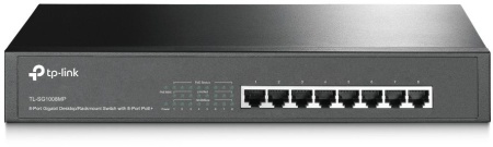 Коммутатор TP-Link TL-SG1008MP 8G 8PoE+ 126W неуправляемый