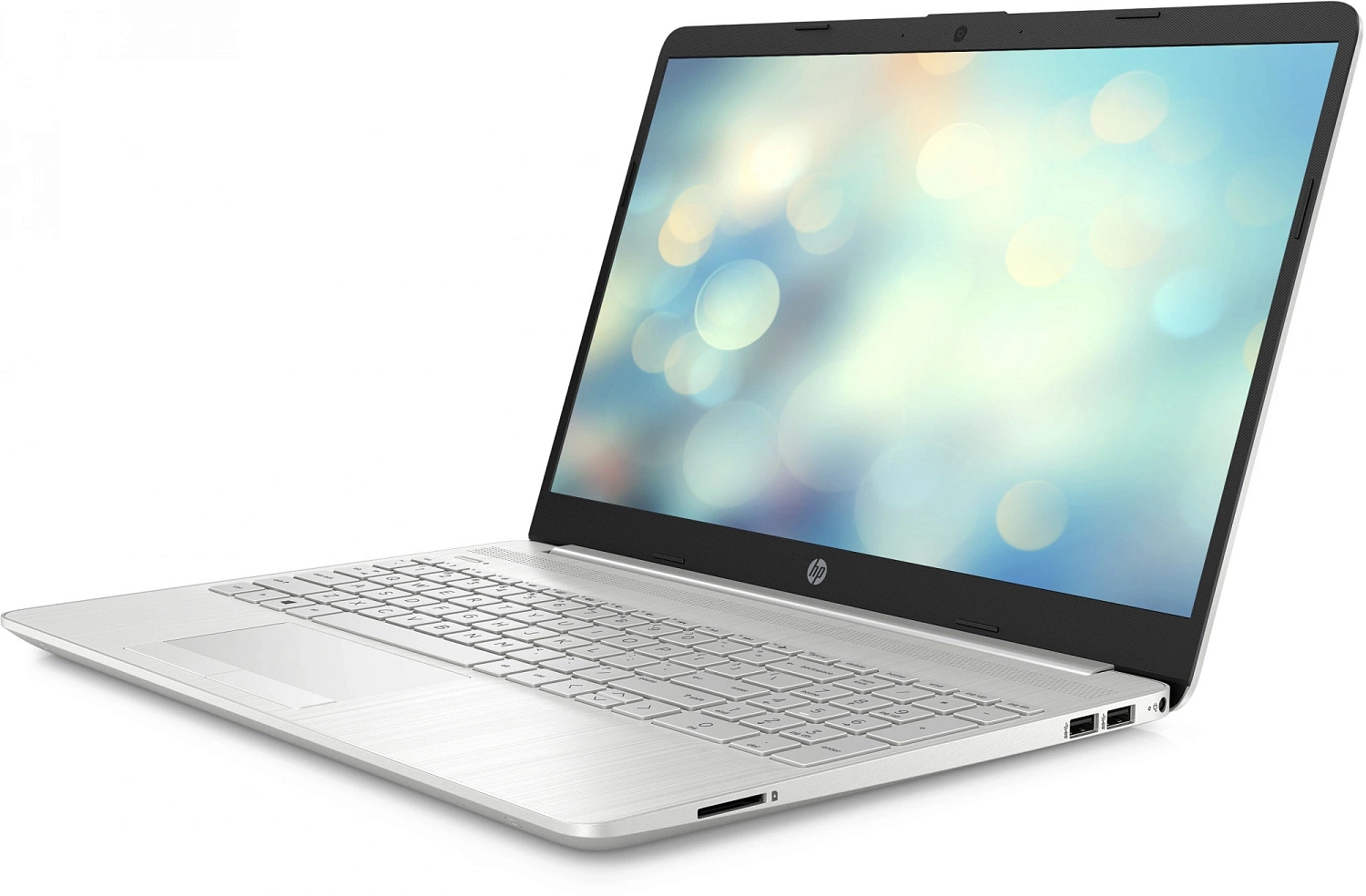 Ноутбук HP 15-dw4001ci Core i5 1235U 16Gb SSD512Gb NVIDIA GeForce MX550 2Gb 15.6" IPS FHD (1920x1080) Free DOS silver WiFi BT Cam (6L9P3EA)