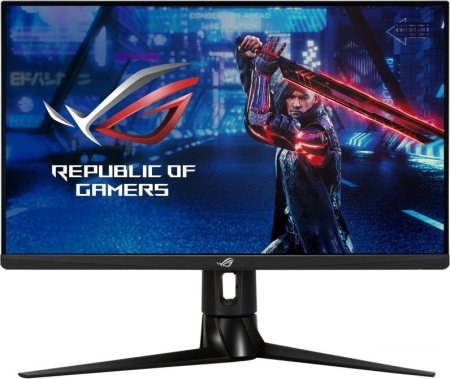 Монитор Asus 27" ROG Strix XG27AQ темно-серый IPS LED 16:9 HDMI M/M матовая HAS Piv 400cd 178гр/178гр 2560x1440 170Hz G-Sync DP 2K USB 8.6кг