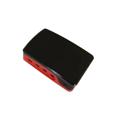 RA602 Корпус ACD Red+Black ABS Case for Raspberry 4B